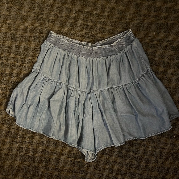 Gab & Kate Ruffle Skort Jean Print Size S - Picture 2 of 2